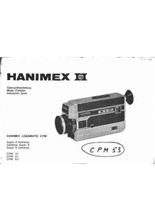 Hanimex CPM 53 manual. Camera Instructions.